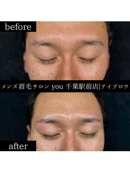 ユー 千葉駅前店(you)/メンズ眉毛/メンズ眉/千葉駅