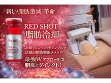クルスカリダクションの雰囲気（最新美容液REDSHOT×冷却最強組み合わせ）
