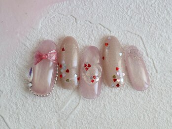 ココネイル/バレンタインネイル