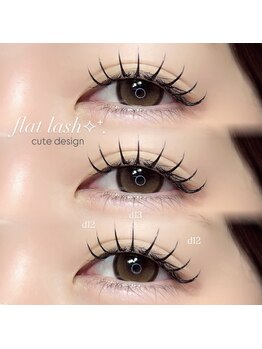 メル バイ ウィリートーキョー(MELL by wellytokyo)/マツエク　フラットラッシュ