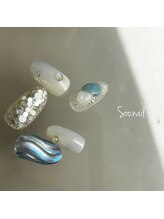 ソーネイル(Soo.nail)/3月定額ネイルシンプルデザイン