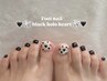 《foot》親指2本アートコース¥8000(パラジェルあり)
