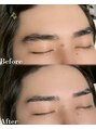眉毛男子 新宿店 Before/After