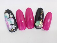 ネイルサロンセレーネ(Selene)/着物にも　　フラワーネイル