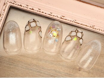 ネイルズガッシュ 武蔵小山店(NAILsGUSH)/*ヴィンテージフラワー*