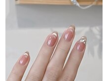 ピュアアンドリッチネイルサロン(Pure&Rich Nail Salon)/チークマグネットフレンチ