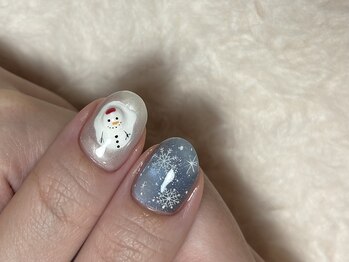 アルファシャルル 那覇 おもろまち(α.chalulu)/冬ネイル