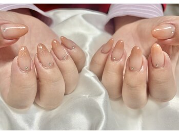 ムーンネイル(moon nail)/コーラルグラデーション