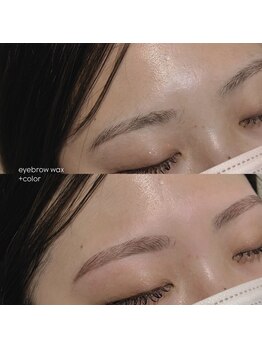 NOOK ～brow&lash～の写真/骨格、筋肉、雰囲気に合わせてスタイリング◇眉毛wax、間引き、カット、眉毛カラー(オプション)対応可◎