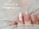大輪ネイル　80724