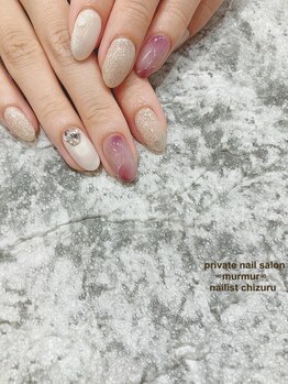 プライベート ネイルサロン マーマ(murmur)/きれいめニュアンス