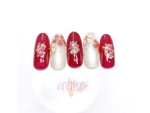 アネモネ(ANEMONE)/キラキラフラワーネイル☆