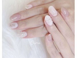 フラワーネイル/ニュアンス
