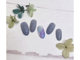 梅雨っぽネイル