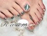 【FOOT】親指アート◇丁寧ケア込み♪