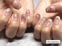 リブ 三軒茶屋(LiB)/マグネットフレンチハートネイル