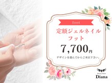 ディアナ 日立多賀店(DIANA)/定額ネイル　フット