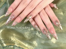 ウェーブネイルサロン'('Wave Nail salon)/持ち込みデザイン/フィルイン