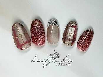 たけ子ビューティーサロン 川崎店(たけ子beauty salon)/チェックネイル・マグネット