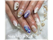 ネイルズアオアクア(Nail's AO AQUA)/デザインネイル☆