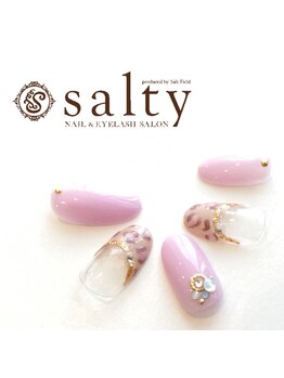 ネイルアンドアイラッシュサロン ソルティ 寺田町(salty)/ハンド/アート１０本コース