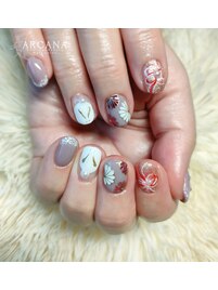 和柄ネイル