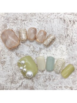 タネモト(Tanemoto)/4・5月フットネイル¥8800