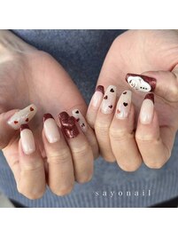 クリスマスネイル