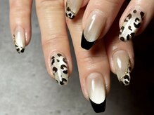 イデアル(Ideal)/マグ・レオパード柄ネイル