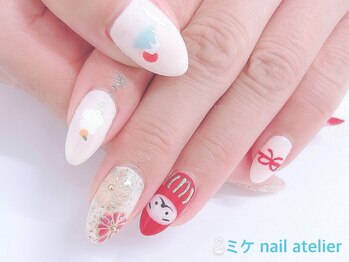 ミケ/お正月ネイル