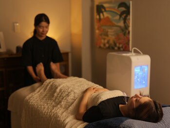 まるそらの写真/【水素吸入とリフレクソロジーで睡眠の改善に】水素吸入にフットバス＋足裏トリートメントをセット◎