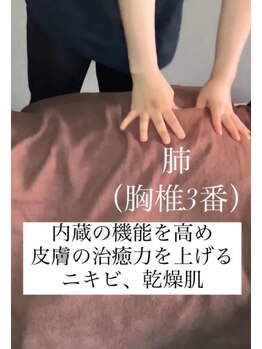 ツボミ(tubomi)/背中のツボ(肺ユ)