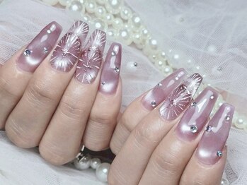 ネイルリアン(Nail lieN)/バレンタイン キラキラ アート