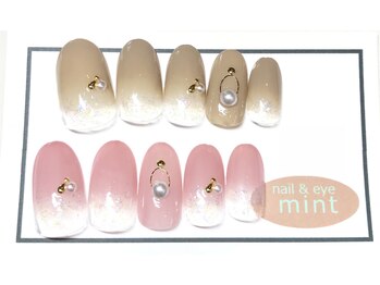 ネイルアンドアイ ミント(nail＆eye mint)/5月キャンペーンネイル☆￥6480