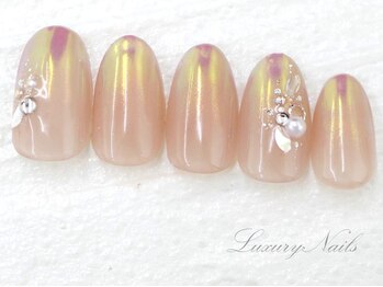 ラグジュアリーネイルズ アカバネ(Luxury Nails Akabane)/うるツヤ*オーロラミラー