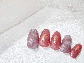 ニュアンスネイル/パープル