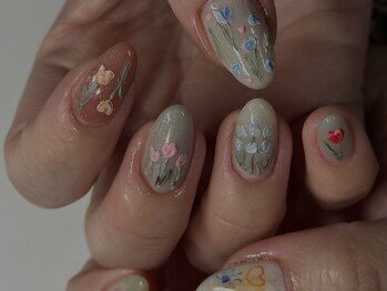 質感ニュアンスネイル