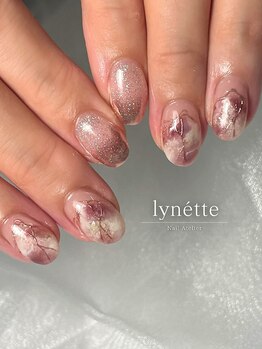 リネット(lynette)の写真/【天然石のような美しさ】『上品』×『ニュアンス』をこだわり抜いた“芸術ニュアンスアート”