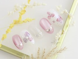 #紫陽花ネイル