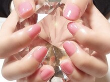 フレイムス アイラッシュ アンド ネイル(FRAMES)/シンプルピンクワンカラー