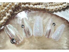 バカラネイル☆オーロラジュエル