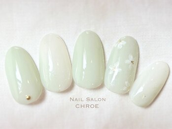 ネイルサロンクロエ (Nail Salon CHROE)/ニュアンス×お花