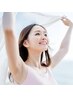 《思いっきり肩出しノースリーブを着こなそう♪》両腕全部（指先～肩）＋ワキ
