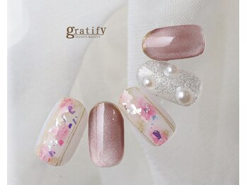 マグネット×シェルネイル