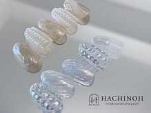 ハチノジネイルの雰囲気（定額デザインもあります。店内のデザインからお選びいただきます）