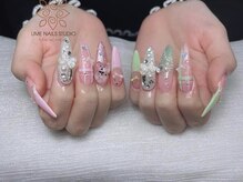 ウメネイルスタジオ(UME NAIL STUDIO)/長さだしやり放題×つけ放題