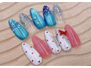 8月定額ネイル　6600円