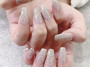 プライズアイリス アイラッシュ 池袋東口店(prize Iris eyelash)/キラキラグリッターネイル