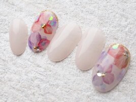 じゅわっとお花のインクアート