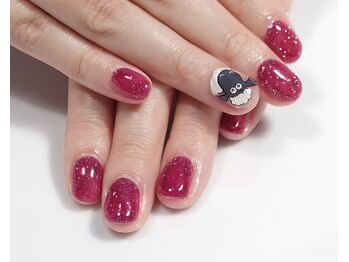 ヒュッゲ(Hygge)/ひつじのショーンネイル